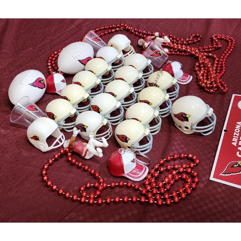 Arizona St. Louis Cardinals Mini NFL Football Helmet party Lot Of 28